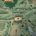 Art My First Fully Colored Town Map A Halfling Town Inspired By The