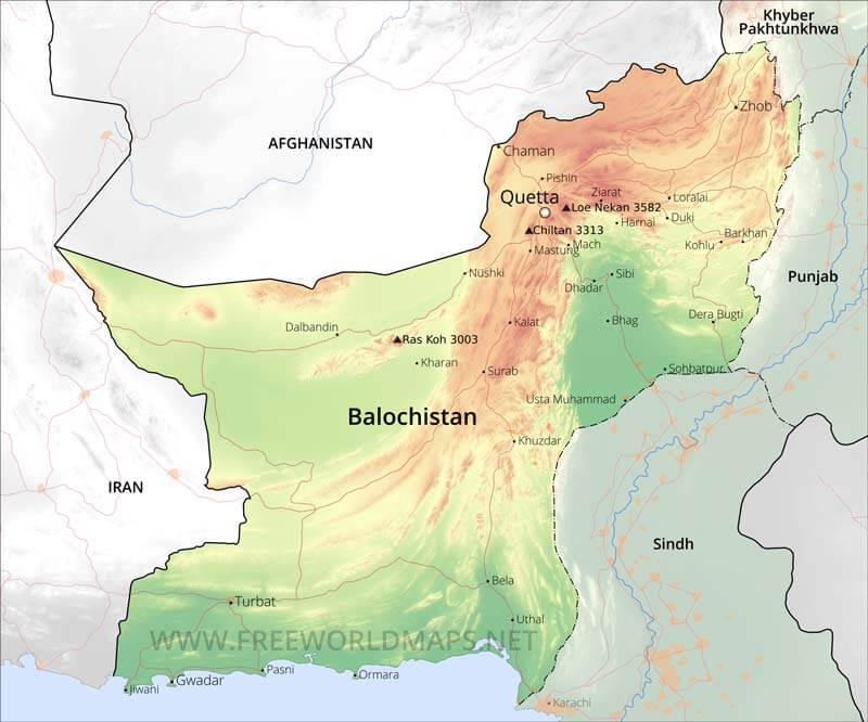 Balochistan Maps