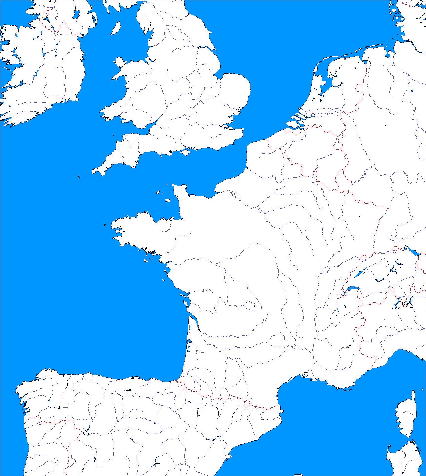 Blank map directory western europe alternatehistory Wiki