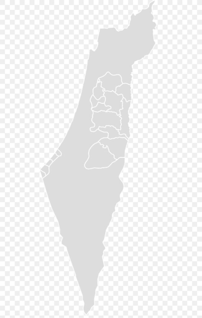 Blank Map State Of Palestine World Map Jerusalem PNG 500x1290px 