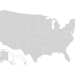 Blank US Map Vector
