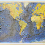 Buy World Relief Map Ocean Floor Flagline
