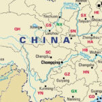 China Provinces Map including Blank China Provinces Map China Mike