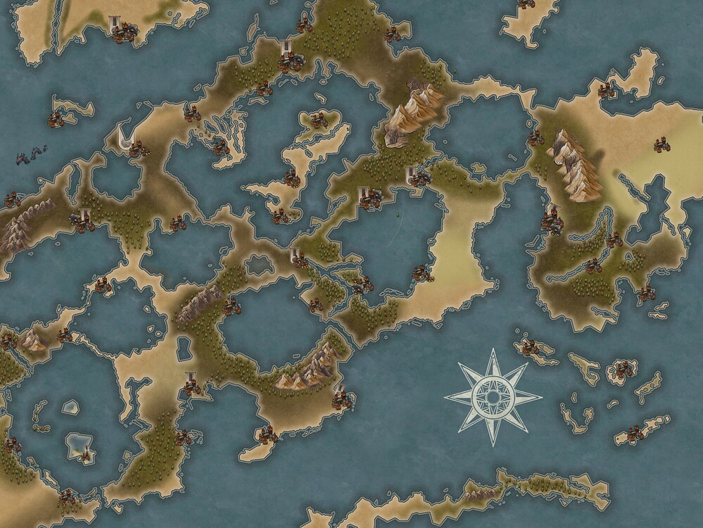 Cool Maps I Made Using Inkarnate Based On AO MY FIRST TOPIC Game 