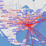 Delta Air Lines Route Map North America From Atlanta Delta Airlines