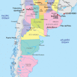 Detailed Political Map Of Argentina Ezilon Maps