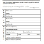 FREE 5 Sample Watercraft Bill Of Sale Forms In MS Word PDF