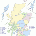 Free Map Of Scotland NEO Coloring