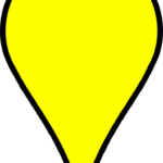 Google Maps Icon Yellow Clip Art At Clker Vector Clip Art