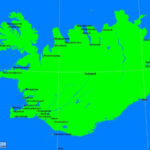 Iceland Political Map A Learning Family