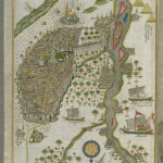 Illuminated Manuscript Map Of Cairo From Book On Navigati Flickr