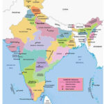 India Map States And Capital States And Capitals State Capitals Map