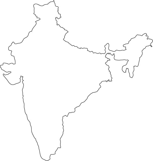 India Maps Facts Map Outline India Map Map