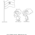 Indian Flag Coloring Page