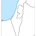 Israel Blank Map Karte Von Israel Blank West Asien Asia