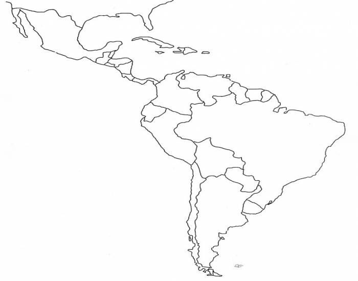 Latin America Physical Map Quiz PurposeGames