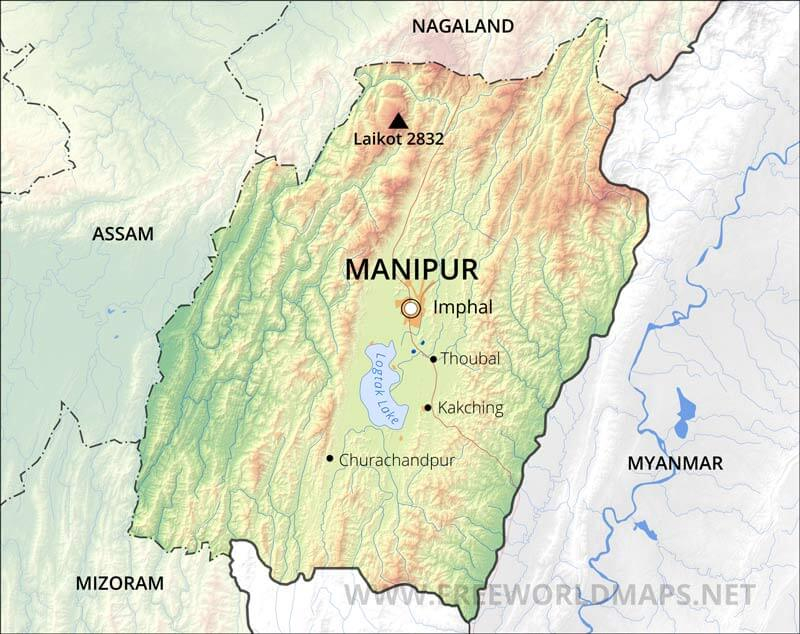 Manipur Maps