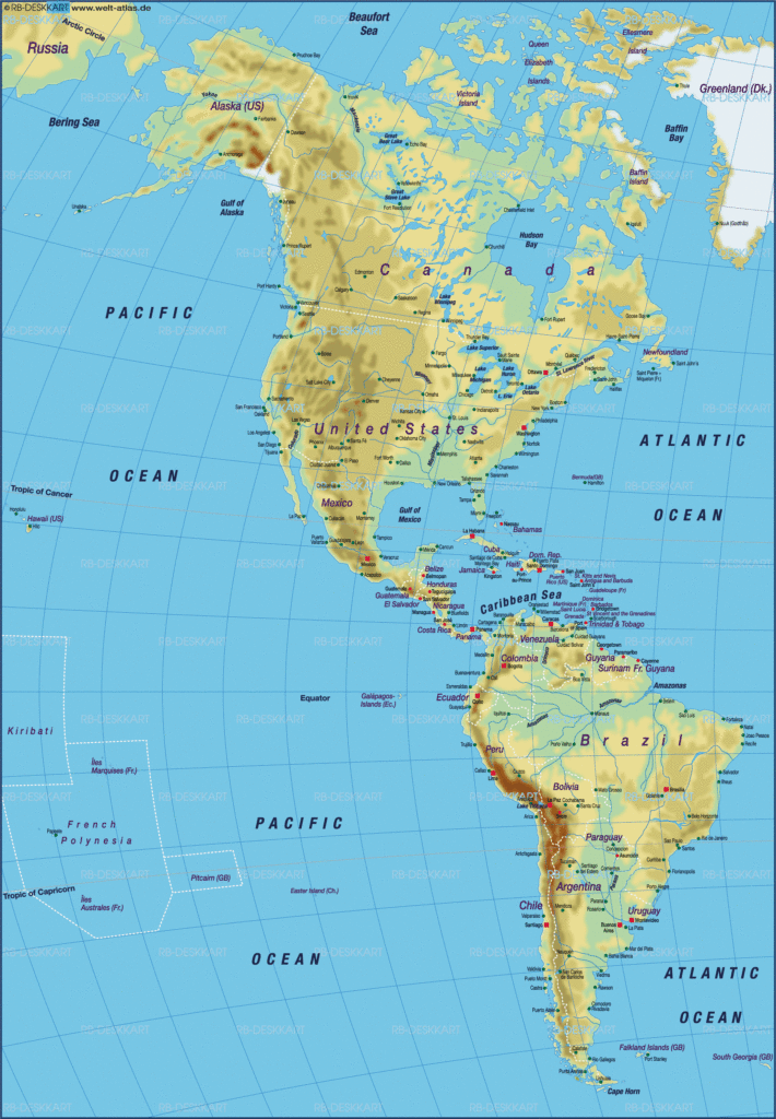 Map Americas Breathe