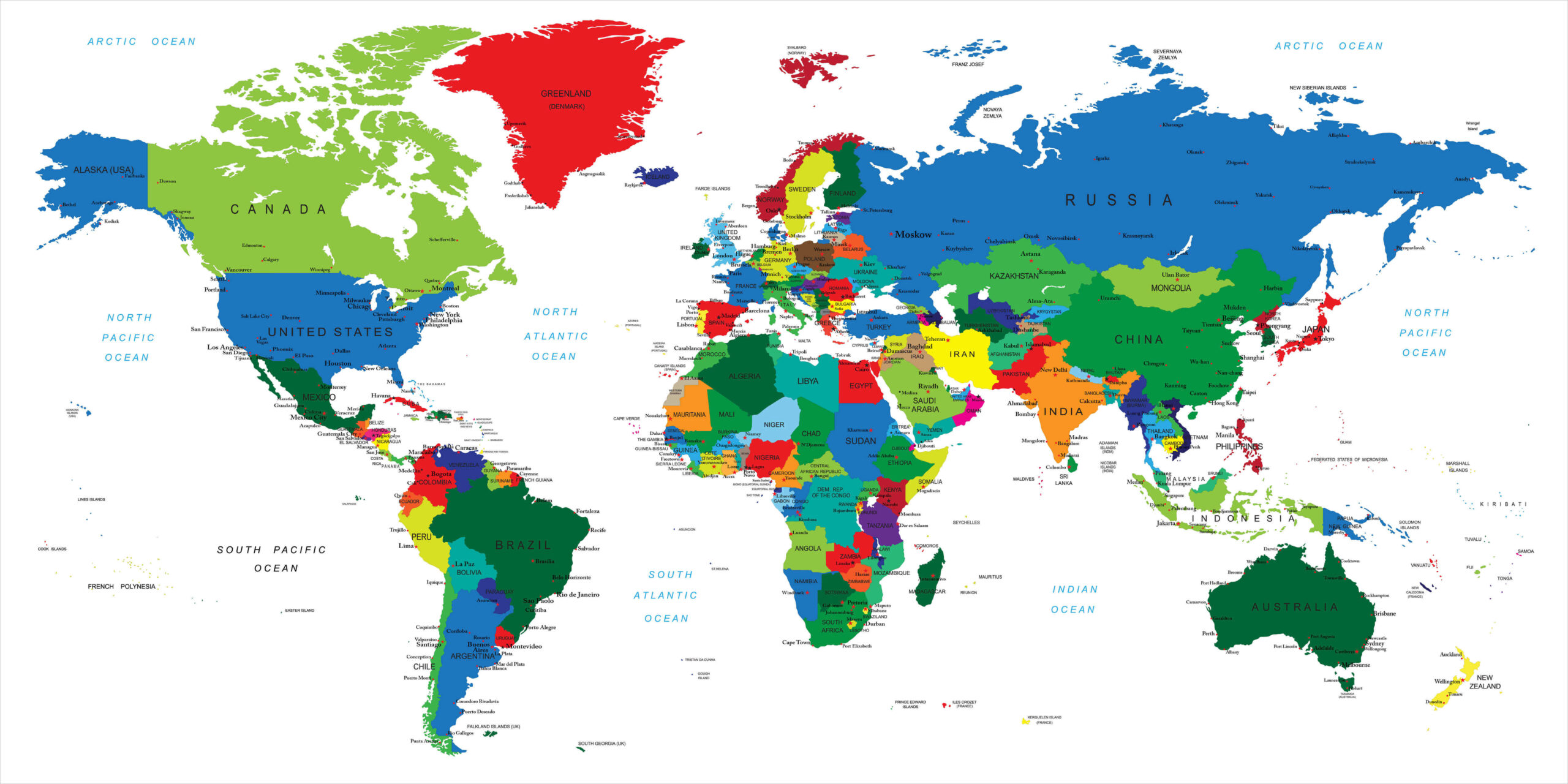 Map North America