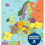 Map Of Europe Vacances Guide Voyage