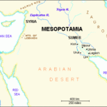 Map Of Mesopotamia 2500 BCE