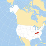 Map Of The State Of Kentucky USA Nations Online Project