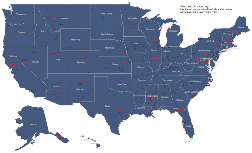 Map Of USA States