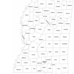 Mississippi County Map With County Names Free Download