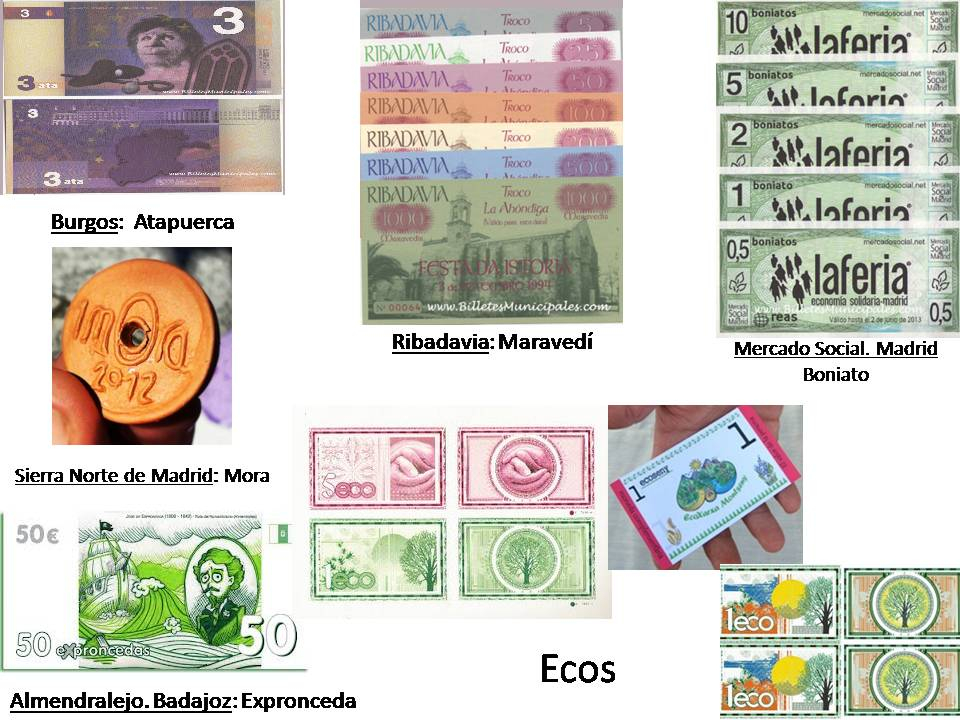 Monedas Sociales En Espa a Www billetesmunicipales
