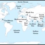 On An Outline Map Of The World Mark And Label The Following Places