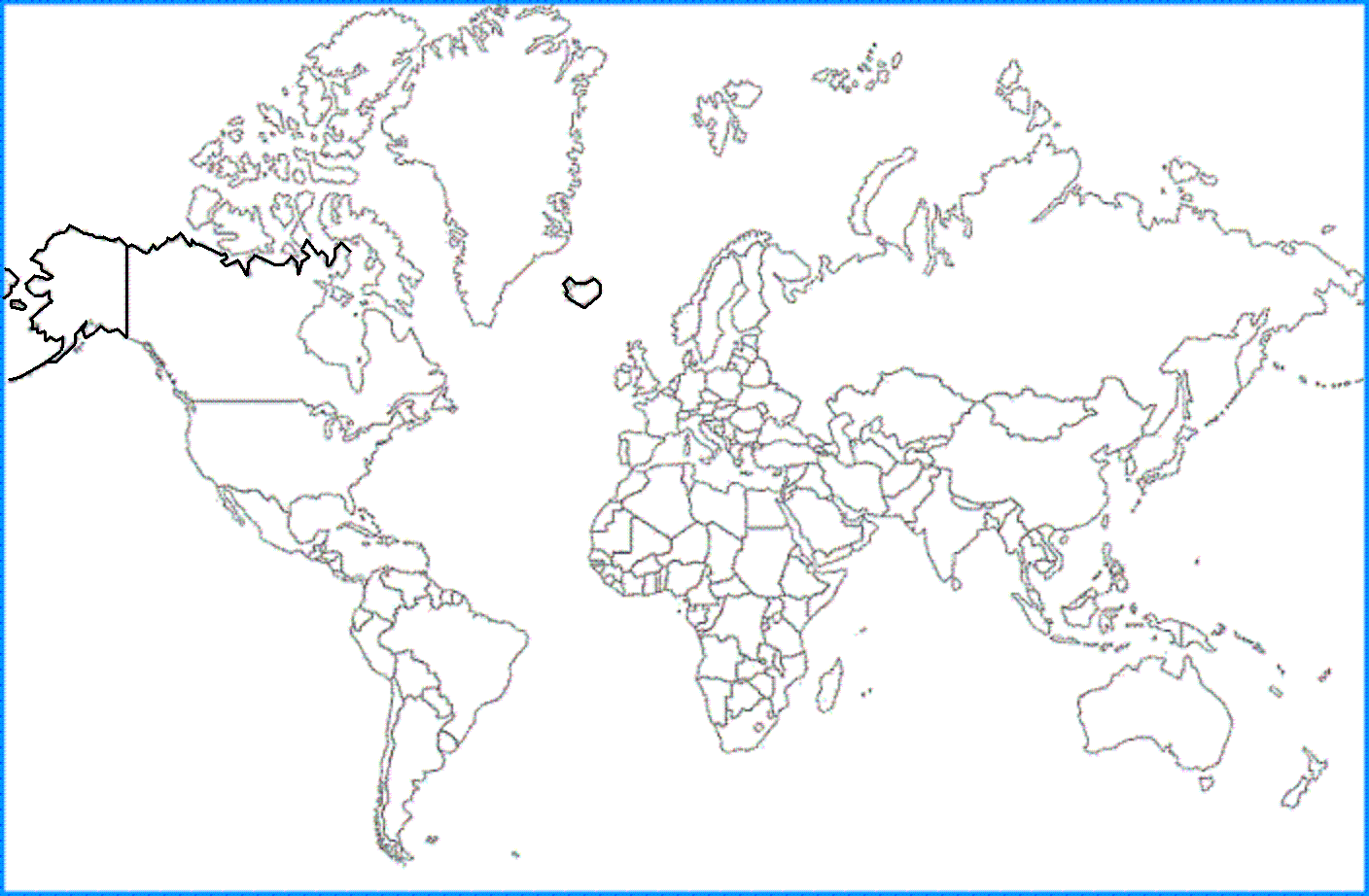 Outline World Map And Other Free Printable Images