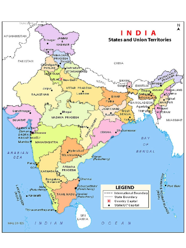  PDF India States And Union Territories PDF Download InstaPDF