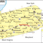 Pennsylvania Map Map Of Pennsylvania State USA Highways Cities