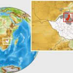 Physical Location Map Of Makonde Highlighted Country Highlighted