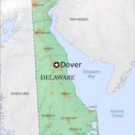 Physical Map Of Delaware