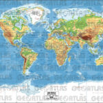 Physical Map Of The World Guide Of The World