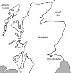 Printable Map2 Scotland Coloring Pages Coloringpagebook