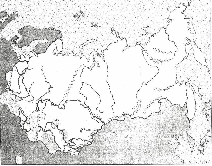 QMS Northern Eurasia Physical Map Quiz