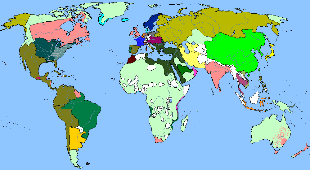 Resources worlda map series with subdivisions and rivers 