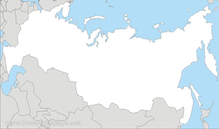 Russia Blank Map Map Europe Map