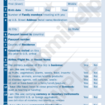 Sample U S Customs Declaration Form 6059B