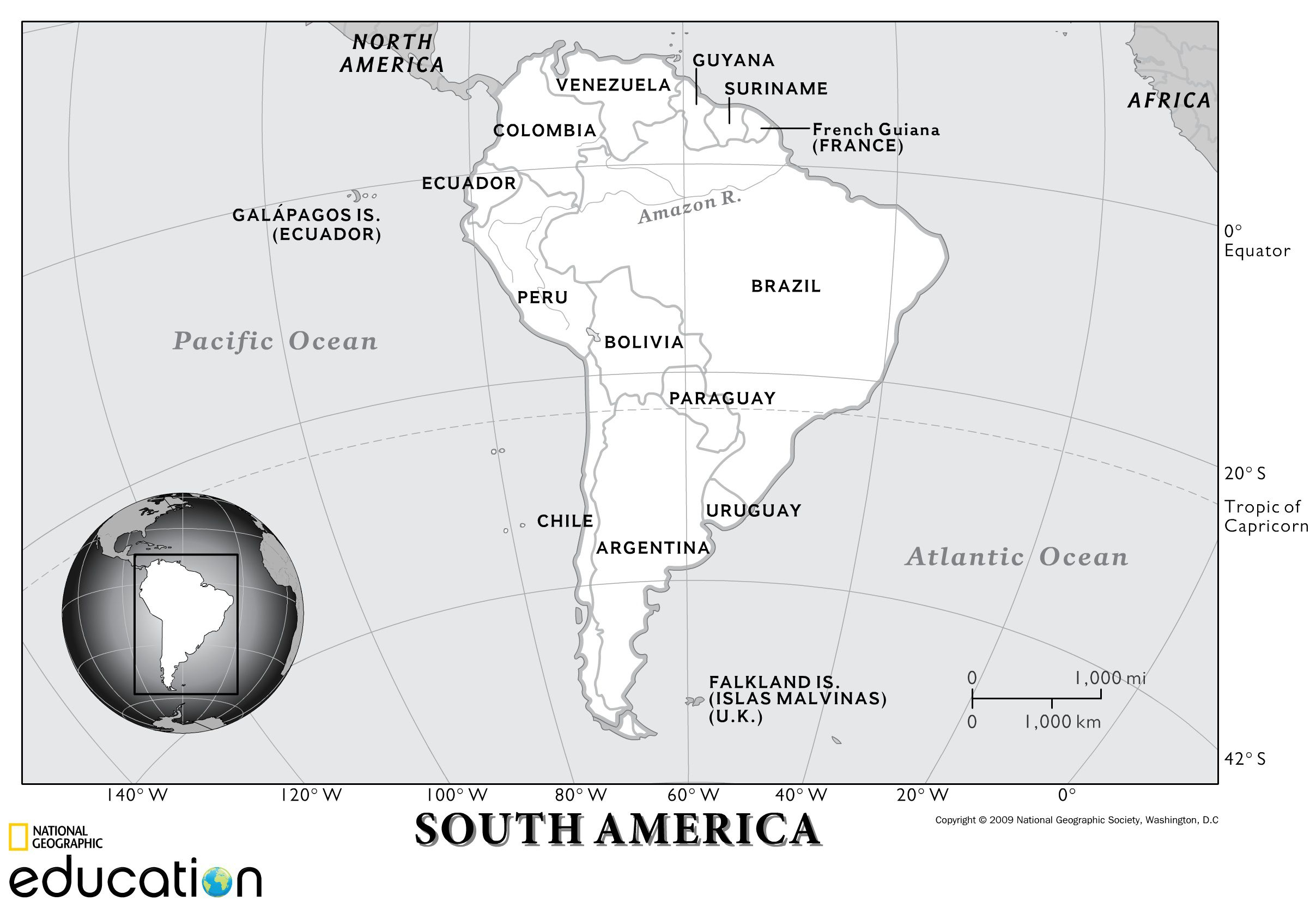 South America Human Geography National Geographic Society