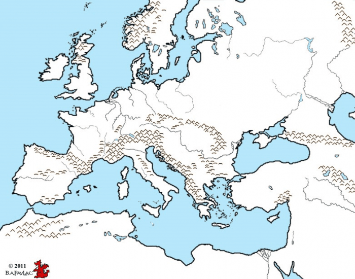 SS6G8 Physical Features Of Europe