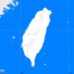 Taiwan Outline Map A Learning Family