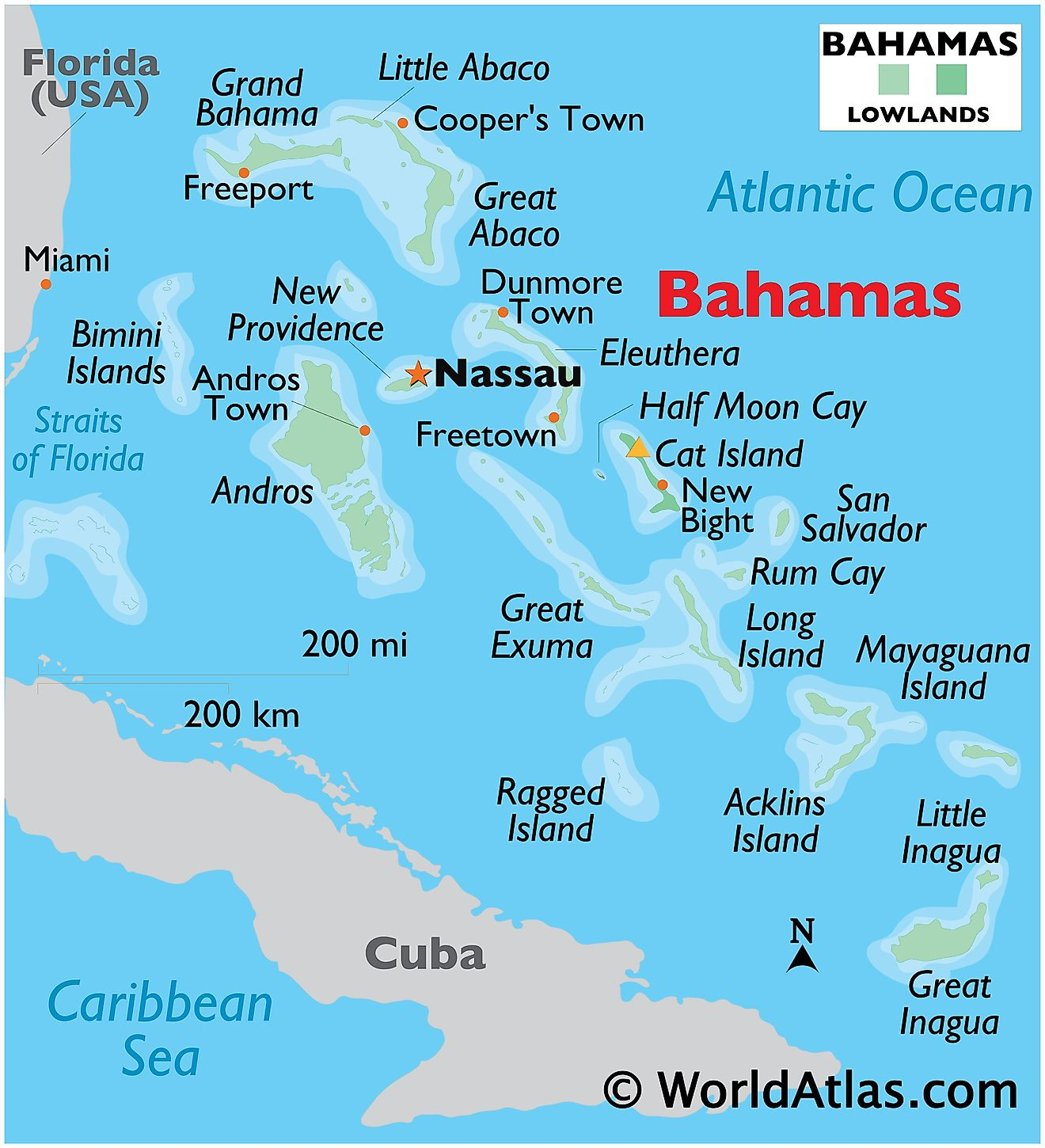 The Bahamas Maps Facts World Atlas