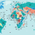 This Map Shows The Literal Translations Of Major City Names Around The