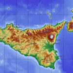 Topographic Map Of Sicily Mapsof Net