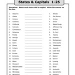 Us State Map Quiz Printable Us Capitals Map Quiz Printable State Name