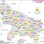 Uttar Pradesh Tehsil Map Geography Map Map India World Map