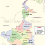 West Bengal Map India World Map West Bengal India Map